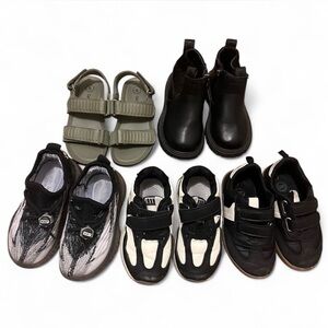 Boys Shoe Bundle. Lot of 5 Pairs. Sizes 7 & 8